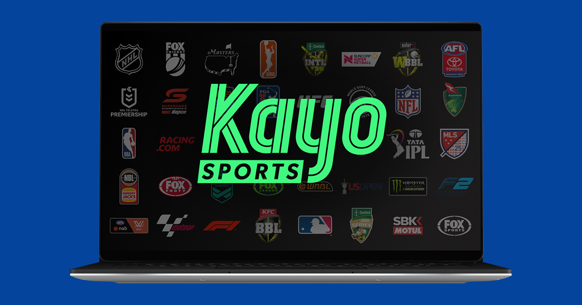 Kayo Sports geo-restriction error shown outside Australia